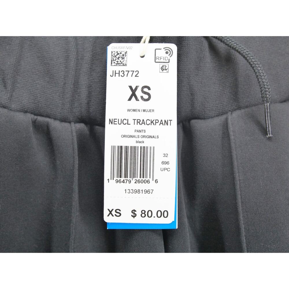 NWT adidas Originals Adicolor Neuclassics Track Pants Womens XS Black JH3772 - Picture 4 of 12